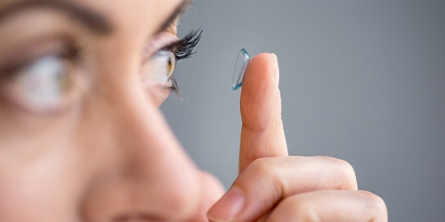 Always wash your hands before handling contact lenses, said Dr. Kurteeva.