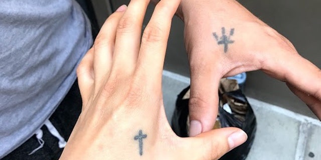 Sarah and Nick noticed they have matching tattoos on their way to lunch the day they met, and Sarah told Fox News she knew it was a "divine orchestration."
