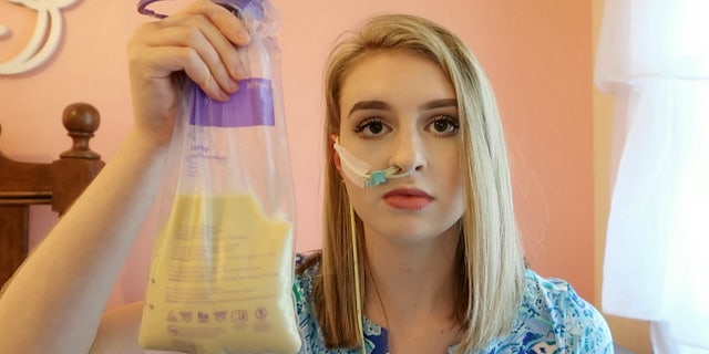 Hannah Ritchie now needs a feeding back due to her chronic digestive condition.