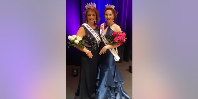 Tina Wilson, 56, was named Mrs. South Dakota while her daughter Morgan, 19, took the Miss South Dakota title at the international beauty pageant.<br>