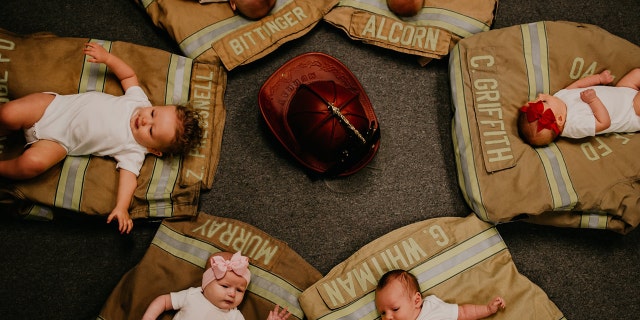 There are two girls and four boys, named Maisyn, Emmalyn, Ezekiel, Waylon, Henry and Blane.