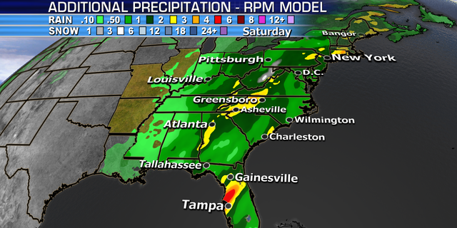   It is expected that it will rain up to 3 inches of rain in the area, which creates headaches for travelers. 