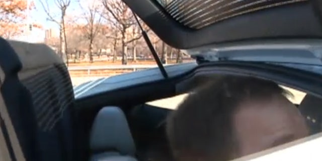 The original Veloster's back seat was vertically-challenged.