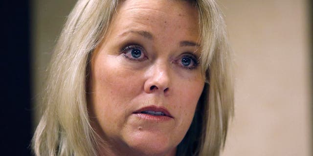 Former Boston television news anchor Heather Unruh spoke on Nov. 8, 2017, in Boston, about the alleged sexual assault of her teenage son by actor Kevin Spacey in the summer of 2016 on Nantucket.