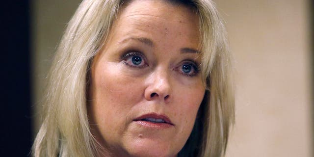 Former Boston television news anchor Heather Unruh spoke on Nov. 8, 2017, in Boston, about the alleged sexual assault of her teenage son by actor Kevin Spacey in the summer of 2016 on Nantucket.