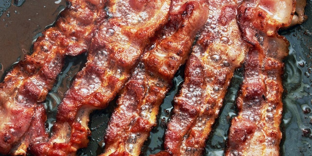 Seen in this photo is bacon cooked in a frying pan. Experts say bacon is one of the worst foods for your health.