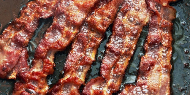 Seen in this photo is bacon cooked in a frying pan. Experts say bacon is one of the worst foods for your health.