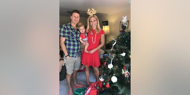 Anna Kooiman with her family.