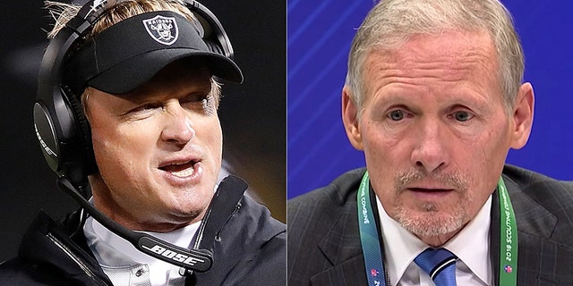 Raiders head coach Jon Gruden and incoming G.M. Mike Mayock honed their skills on television.