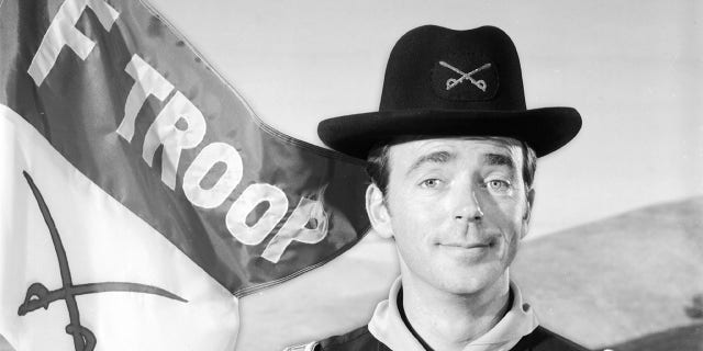 Ken Berry, who portrayed Capt. Wilton Parmenter on "F Troop" during the 1960s, died Saturday at age 85, Fox News can confirm. (ABC via Getty Images)