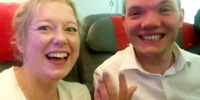 Sarah and Paul spoke on the phone twice before deciding to get married.