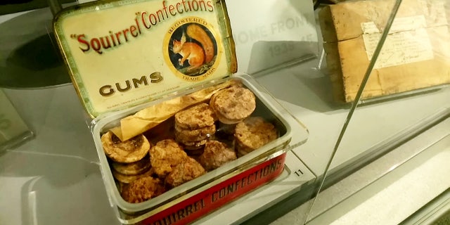 he Christmas staple was preserved in air-tight conditions underneath the floor and they are still in good condition - but regrettably are not edible.