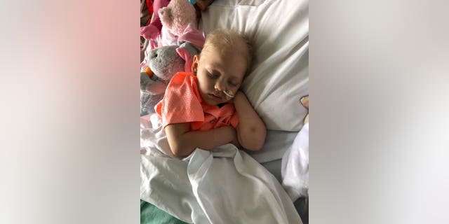 Myla's mother Danielle couldn't thank the hospital staff at Sheffield Children's Hospital enough for what they had done.