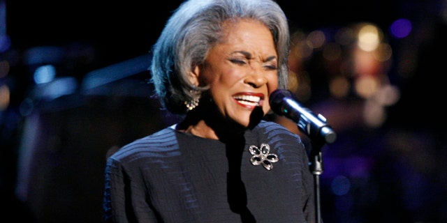 FILE - In this Oct. 28, 2007 file photo, Nancy Wilson performs during an all-star tribute concert for Herbie Hancock, in Los Angeles. (Associated Press)