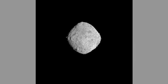 NASA’s OSIRIS-REx spacecraft captured this photo of the asteroid Bennu on Nov. 16, 2018, from a distance of 85 miles. OSIRIS-REx arrived at the space rock on Dec. 3.