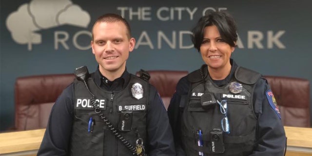"Congrats to Officer Suffield and Officer Snepp for making another difference in RP and for a job well done."