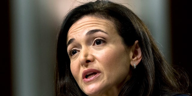  Facebook COO Sheryl Sandberg testifies before the Senate Intelligence Committee hearing on Capitol Hill in September.