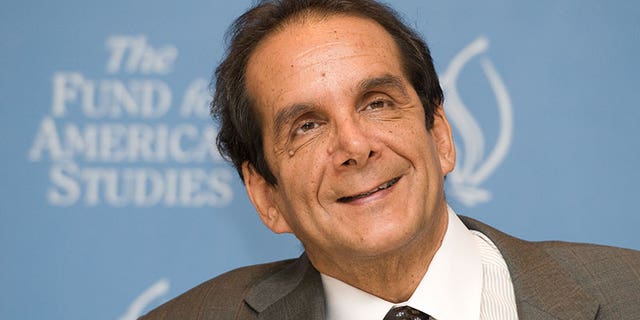 Charles Krauthammer speaking at the Fund for American Studies.