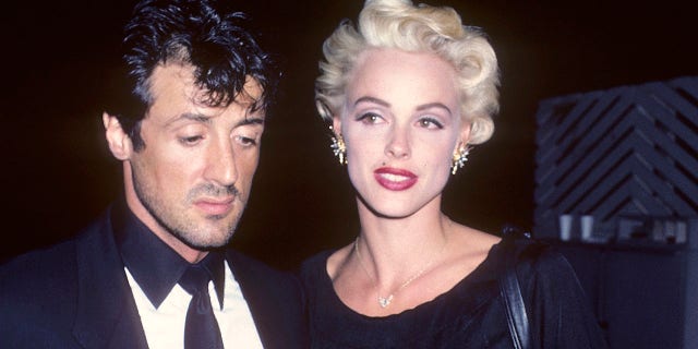 Sylvester Stallone and Brigitte Nielsen in 1986