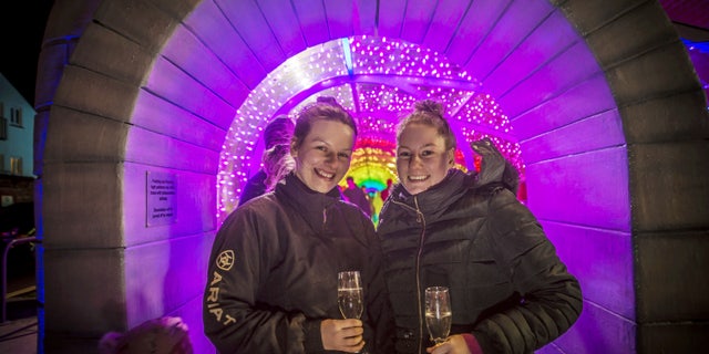 Celina Stone popped the question to her girlfriend, Jade Euden, inside the unlikely tourist attraction.
