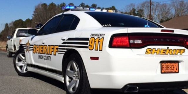 Union County Sheriff's deputies responded to a 911 call about two pit bulls attacking a homeowner and his friend on Thursday morning in North Carolina.