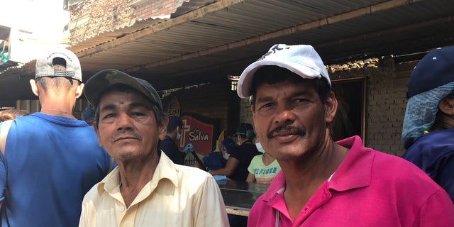 “Crimes are committed by police, a lot of the criminals are police themselves,” Saul Moros, 59, from the Venezuelan city of Valencia. (left) Luis Farias, 48, said gun violence was bad when guns were freely available – but became much worse after the so-called prohibition.