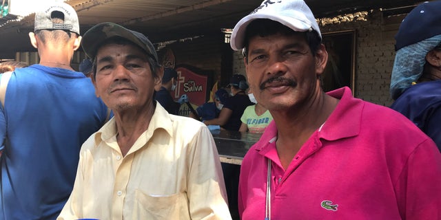 “Crimes are committed by police, a lot of the criminals are police themselves,” Saul Moros, 59, from the Venezuelan city of Valencia. (left) Luis Farias, 48, said gun violence was bad when guns were freely available – but became much worse after the so-called prohibition.