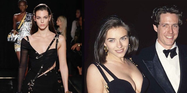 gianni versace safety pin dress