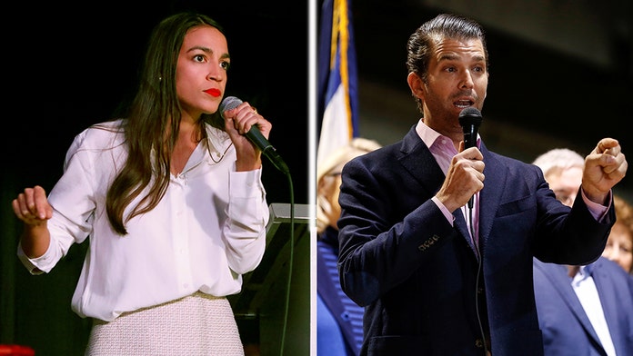 ocasio cortez donald trump jr