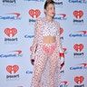 Miley Cyrus knows how to make a statement. The singer opted for completely sheer leggings with bright red underwear when she walked the red carpet at the 2017 iHeartRadio Music Festival at T-Mobile Arena in Las Vegas, Nevada.