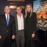 Josh Brolin (center right) was spotted with Vice President Mike Pence for a special screening of "Only the Brave" in New York City. 