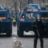 Clashes between police and demonstrators, during demonstration of the "Yellow vests", in Paris, France, on December 8th 2018.