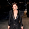 Actress Kristen Stewart showed off her cleavage and legs in a super low-cut blazer at the Chanel Cruise 2018/2019 Fashion Show, held at Le Grand Palais in Paris. For more photos of Stewart, visit X17online.com.