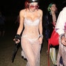 Bella Thorne left little to the imagination at Coachella. The former child star stepped out in a completely sheer and sparkling dress and wore just her underwear underneath. PHOTOS: Stars at Coachella.