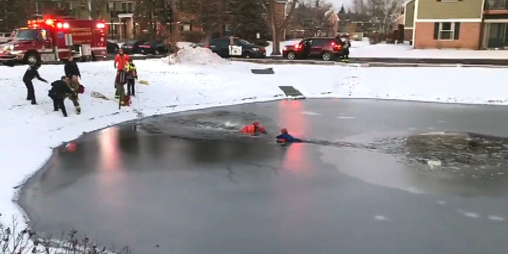 London teen uses new ice fishing spikes to help rescue a boy who fell  through pond ice