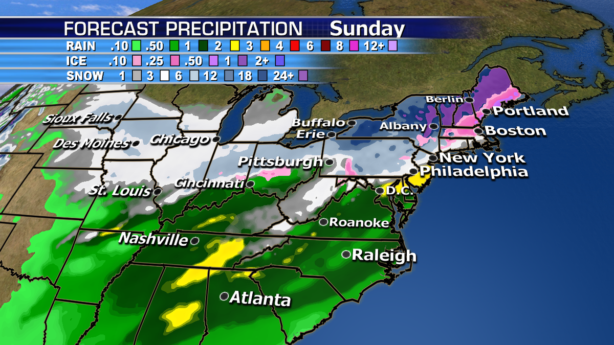 Winter Storm To Bring 'blockbuster' Snow, Ice To Northeast, Midwest ...