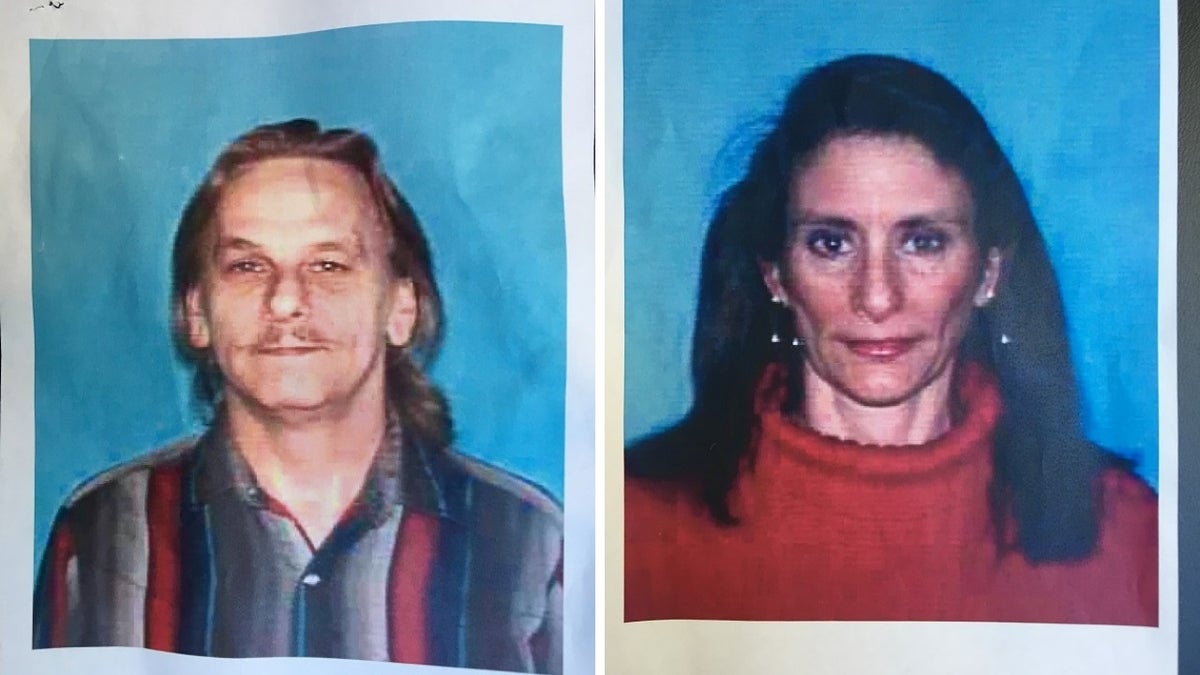 Dennis Tuttle, 59, left and Rhogena Nicholas, 58, were identified as the suspects.