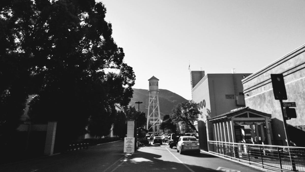 The Warner Bros. studio lot in Burbank, CA. 