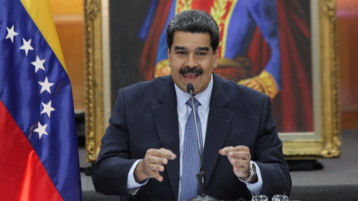 Venezuela's President Nicolas Maduro in Caracas, Venezuela, Jan. 9, 2019. (AP Photo/Boris Vergara)