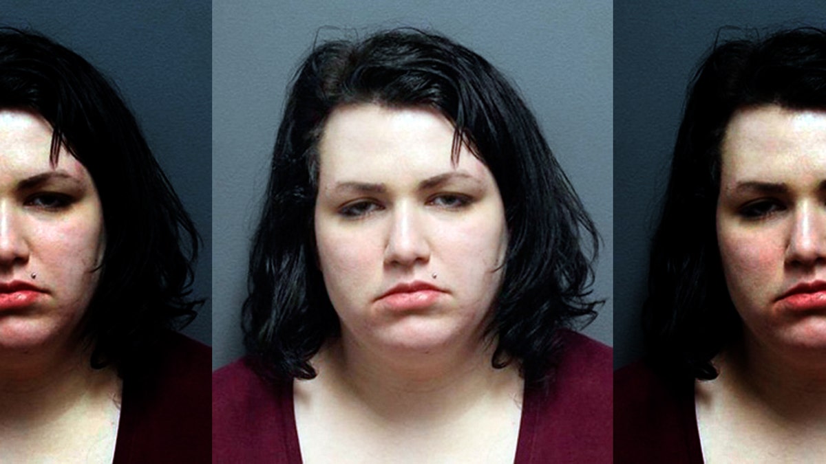 Ashley Keister, 27, was seen on video breaking into the West Wyoming Police Department.