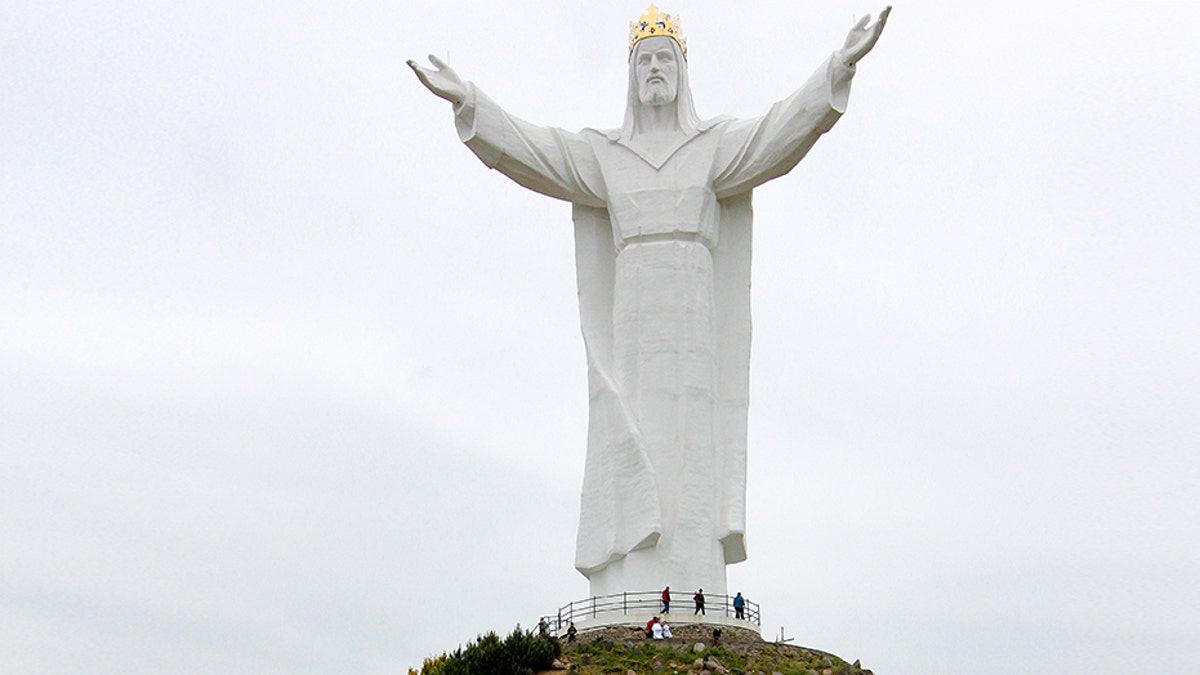 Christ the King statue in Świebodzin, Poland is currently the tallest statue of Jesus in the world reaching 172 feet off the ground.