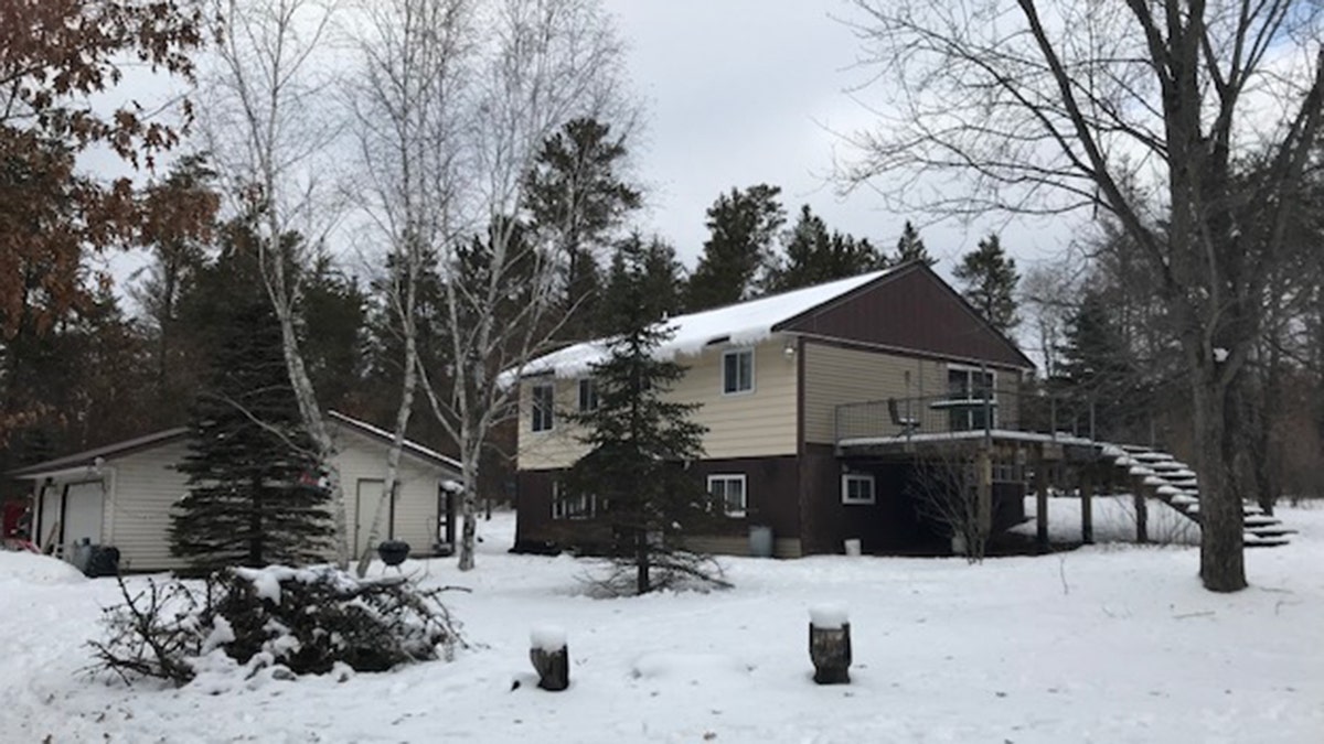 The home where Closs was allegedly held captive in Gordon, Wisc.