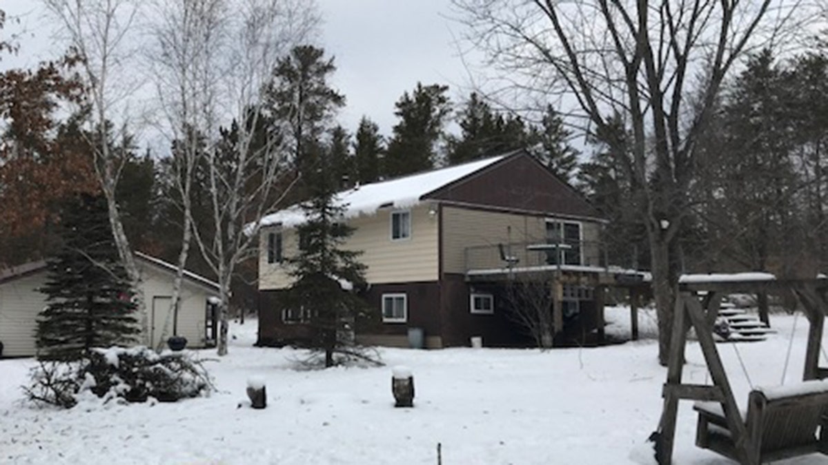 The home where Closs was allegedly held captive in Gordon, Wisc.