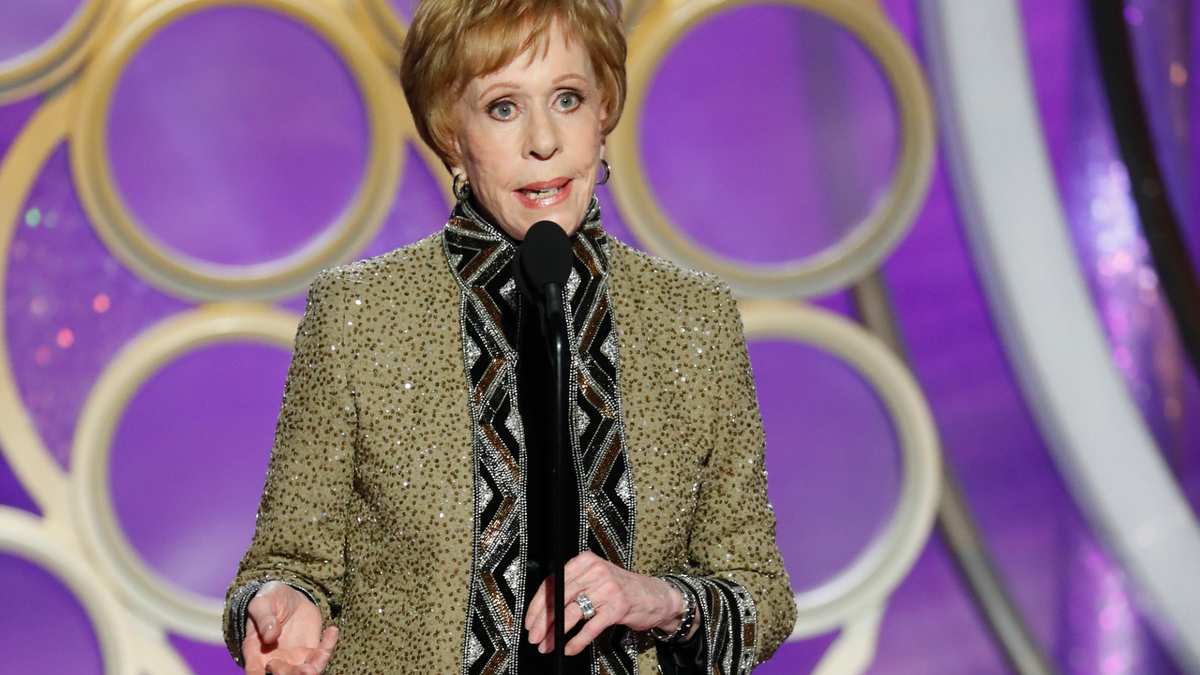 Carol Burnett accepts inaugural Carol Burnett award at the Golden Globes in 2019