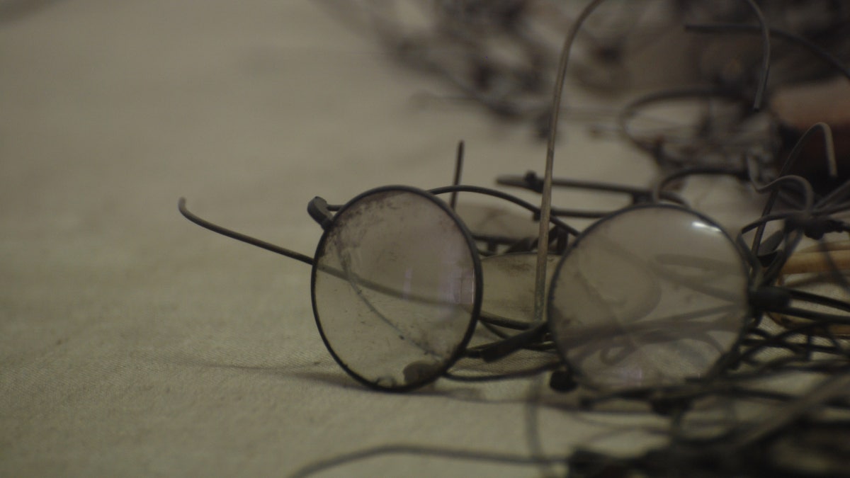 Eyeglasses robbed from the victims of Auschwitz