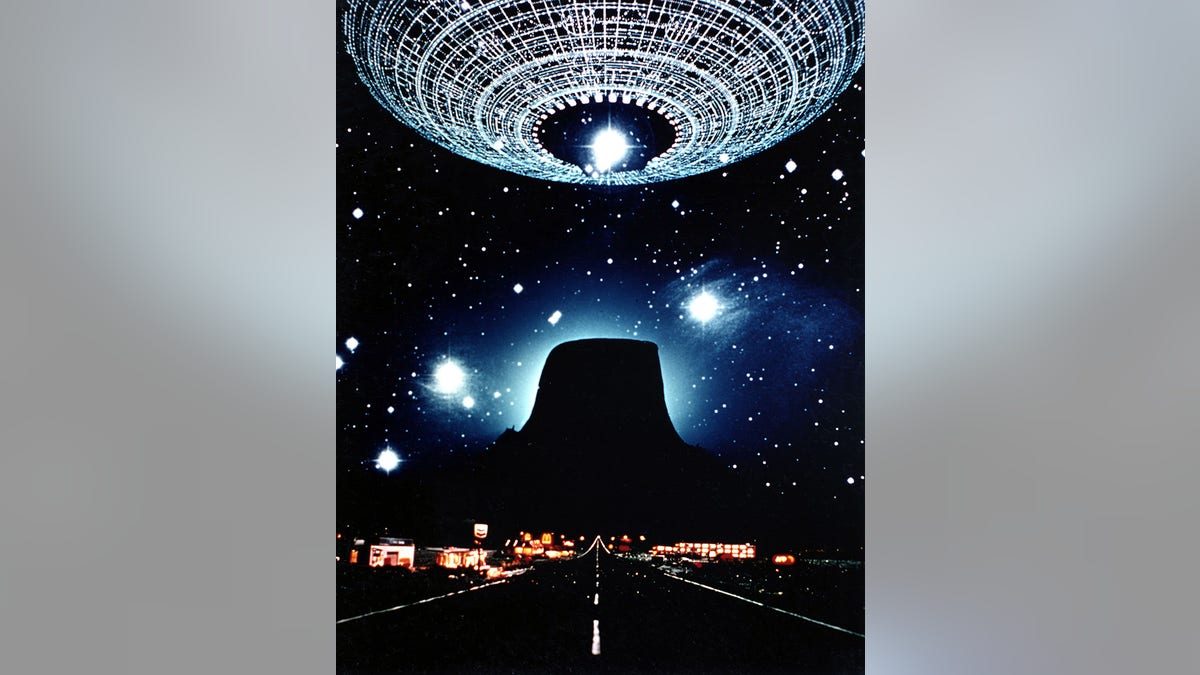 On the set of "Close Encounters of the Third Kind." — Getty