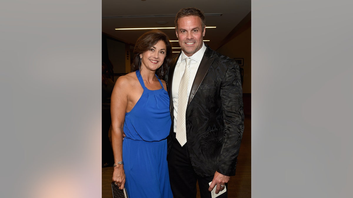 Angie Gentry and Troy Gentry attend The 2016 Medallion Ceremony at the Country Music Hall of Fame and Museum on October 16, 2016 in Nashville, Tennessee. — Getty