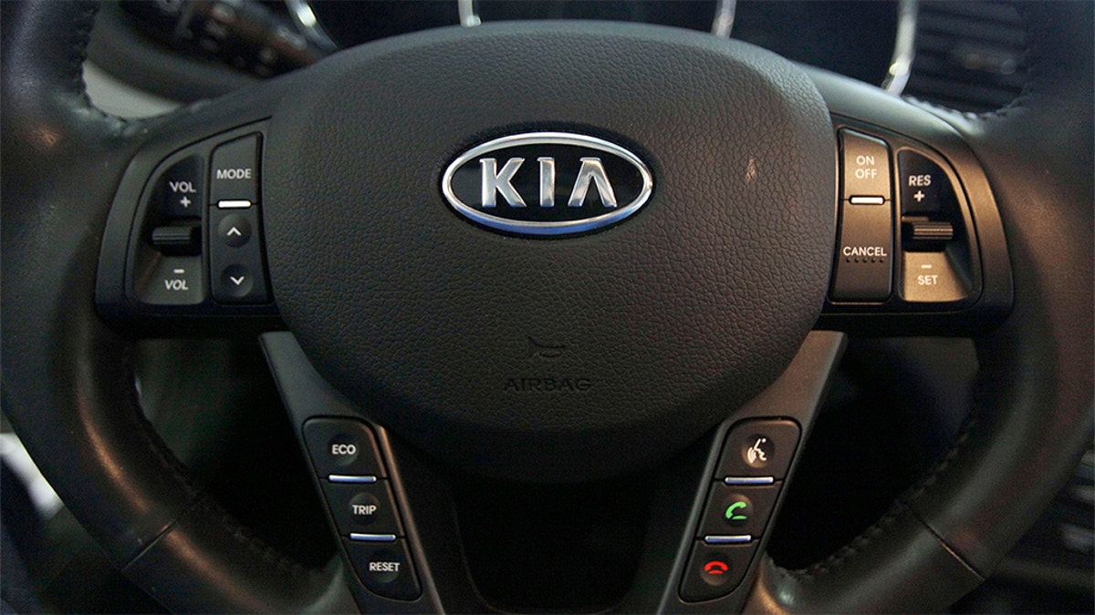 Kia steering wheel