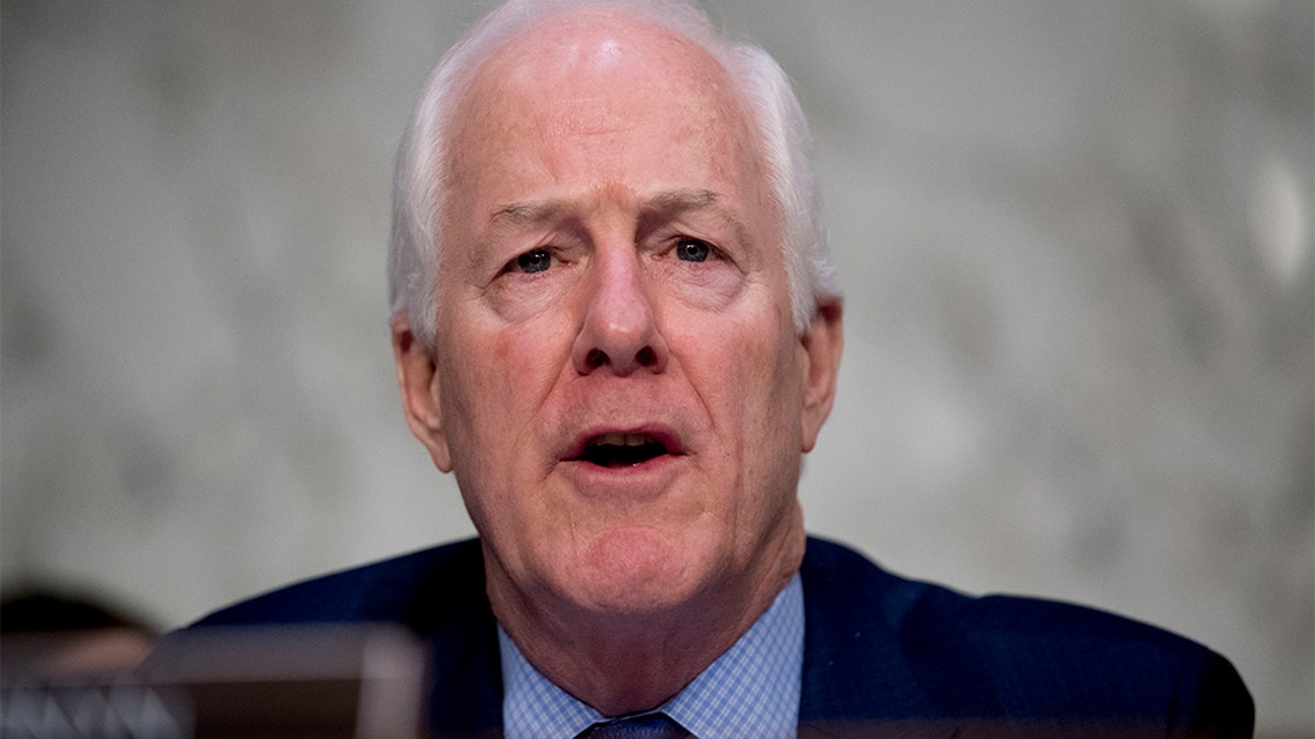 Senate Majority Whip Sen. John Cornyn, R-Texas. (AP Photo/Andrew Harnik)