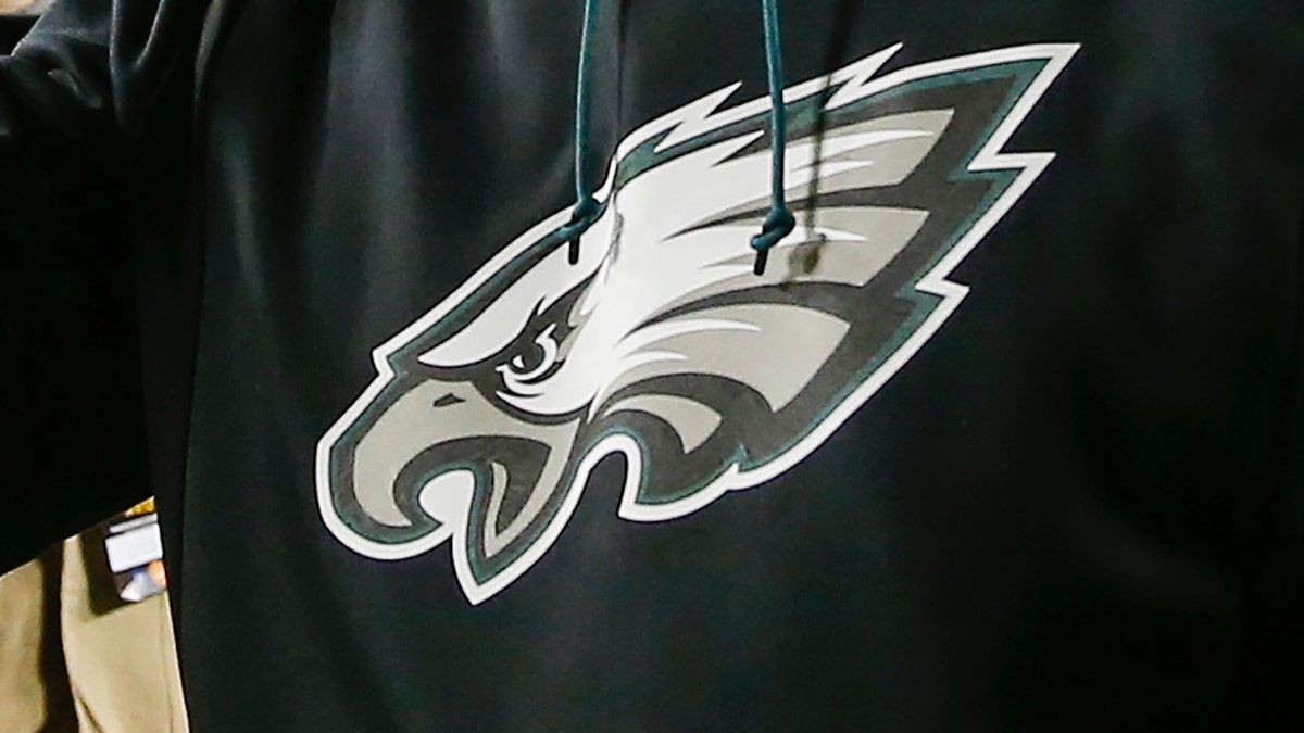 An alleged thief shouted his support for the Philadelphia Eagles while he was being taken into handcuffs Thursday.